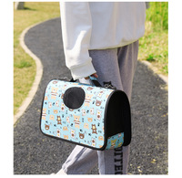 Sac à main Portable pour chat, porte-animal de compagnie en plein air respirant, sac de transport pour petit chien et chat approuvé par la compagnie aérienne.