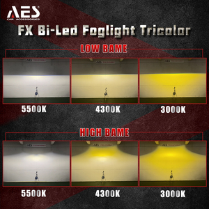 Luces Antiniebla AES Impermeables IP67 de 3 Pulgadas con Lente de Proyector Bi-LED 3000k 4300K 6000K para Toyota Nissan, Luz de Conducción para Automóvil - Product Image 2