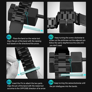 Digital Watch Quartz Watch Tool with Spare Pin Strap Link Detachable <b>Bracelet</b> <b>Metal</b> Strap Adjuster Strap Tool Accessory - Product Image 6