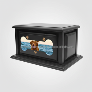 Urne en bois pour cendres d'animaux de compagnie Urnes de crémation en bois pour cendres de chat et de chien Urnes en palissandre à bas prix - Product Image 1