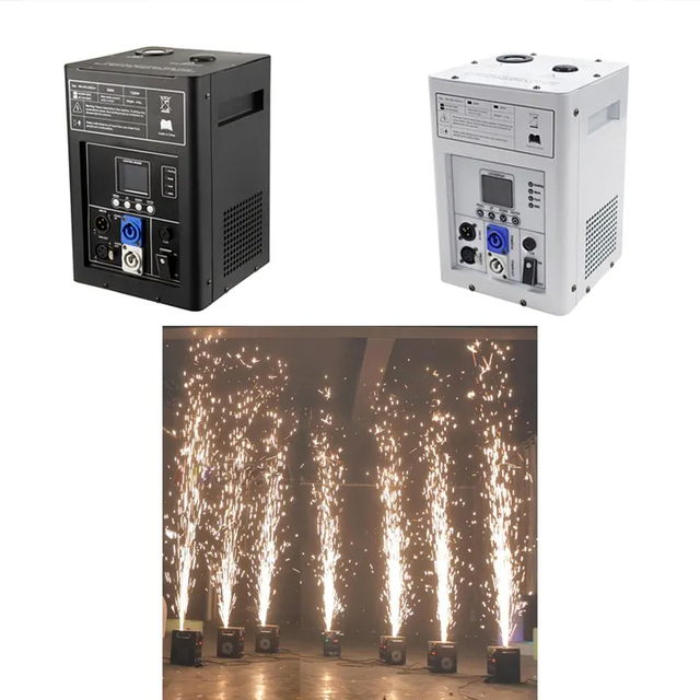 600W Dmx Sparkle Machine Remote Control Cold Spark Firework Machine for Wedding Party