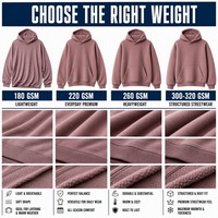 Sweat-shirt à capuche surdimensionné personnalisé 300 GSM pour homme, pull à manches longues, couleur unie, streetwear décontracté pour jeunes adultes