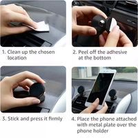 Nouvelle Arrivée Support Personnalisé Haute Qualité Accessoires pour Téléphone Portable Support Magnétique de Voiture pour iPhone