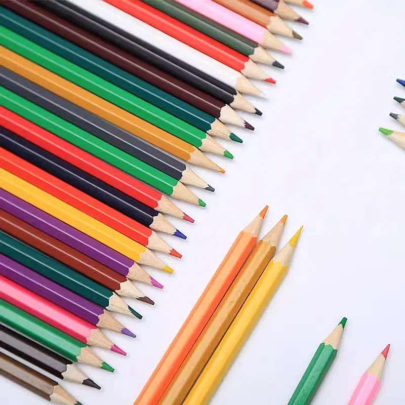 Conjunto de lápis de cor padrão para crianças, estudantes, Sanrio, 12 cores, arte, desenho, lápis
