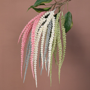 Fleurs artificielles suspendues Ruilisi, blanches et vertes, décorations de mariage pour la maison et l'extérieur - Product Image 3