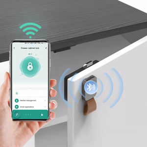 Verrouillage intelligent de meubles, serrure de placard, de tiroir, de cabinet, sans clé, BLE BT, déverrouillage par téléphone intelligent, contrôle à distance par application, autorisation - Product Image 1