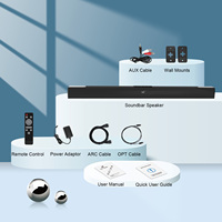 Système Soundbar de Home Theater pour des barres saines de TV Bluetooth HDMI/connexions de RCA/BT/OPT Soundbars