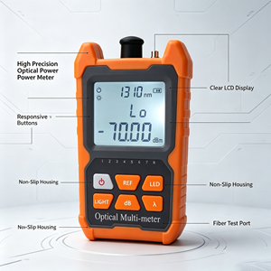 Mini-mètre optique multifonction portable, testeur de puissance optique OPM avec lumière LED pour outils de test de réseau FTTH - Product Image 4