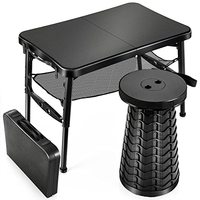 Tabouret Pliant et Rétractable au Design Moderne, Portable et Réglable pour Pêche, Camping et Activités de Plein Air
