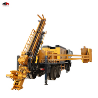 Plateforme de forage entièrement hydraulique montée sur camion pour l'exploration minière et géologique avec moteur Cummins