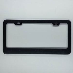 Custom Logo High Quality Alloy Car License Plate Frame/Holder Cover Plastic Crafts Personalized Number Plate Frames - Product Image 1