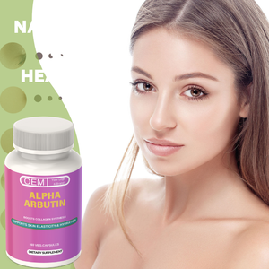 Capsule di Alfa Arbutina OEM con Peptidi di Collagene Marino e Vitamina C, Integratori di Grado Cosmetico per Uomini - Product Image 3