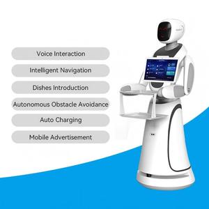 Robot humanoïde commercial intelligent pour <span class=keywords><strong>la</strong></span> réception, contrôlé par application, avec recharge automatique et service multilingue - Product Image 1
