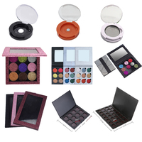 Palette de fards à paupières vide magnétique DIY en or et argent, emballage personnalisé pour cosmétiques, vente en gros