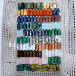 Wholesale 35mm Healing Crystals Tower Natur Assorted Color Crystal Point Wand Mini Tower for Sale - Product Image 3