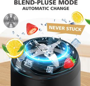 Portable Blender Personal Juicer 20OZ Electric Protein Shaker Bottle Smoothie <b>Maker</b> for Household Kitchen Office Gym Use - Product Image 2