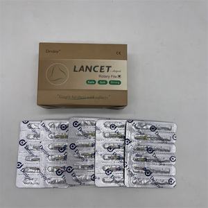 File Rotanti Dentali Originali <span class=keywords><strong>Denjoy</strong></span> a Sezione Trasversale, Forma a Lancetta, 4 File/Blister, 21mm Assortiti # LY1-LY3 - Product Image 2