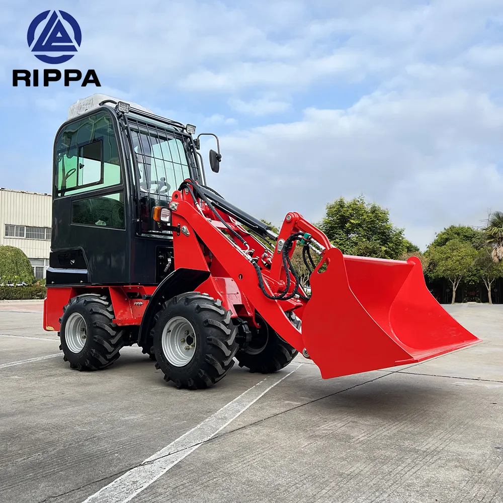 Rippa מיני גלגל Loader CE EURO5 Epa מנוע דיזל סורק מול סוף טלסקופי מיני גלגל Loader