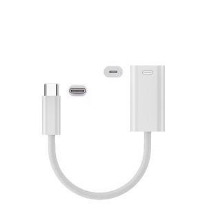 Adaptateur USB C vers <span class=keywords><strong>8</strong></span> broches 3 en 1 Type C mâle vers femelle Adaptateur audio pour casque avec charge et transfert de données - Product Image 6