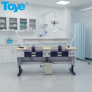 Mesa <span class=keywords><strong>de</strong></span> Técnico <span class=keywords><strong>de</strong></span> Laboratorio Dental Resistente al Fuego <span class=keywords><strong>de</strong></span> 1 Nivel - Product Image 1