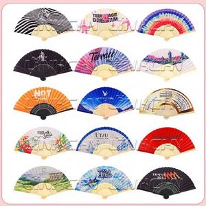 Abanico Plegable de Bambú Hecho a Mano con Diseño Decorativo Pintado para Regalos Empresariales o Bodas - Product Image 6