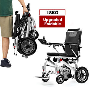 Carrozzina Elettrica per Adulti in Alluminio con Telecomando, Pieghevole, Leggera e Portatile da Viaggio, Ultra Leggera ed Economica - Product Image 1