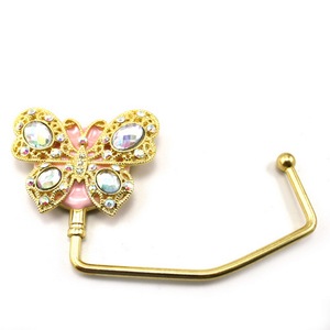 Decorative Brass Butterfly Wall Hook Gold Flower <b>Key</b> Holder Clothes <b>Hanger</b> for Home Entryway Metal Craft Gifts - Product Image 3