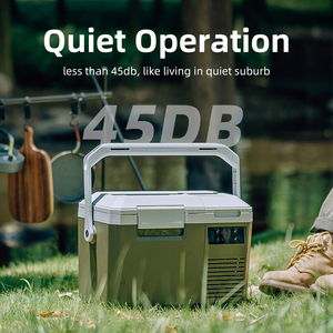 MP15 <span class=keywords><strong>Alpicool</strong></span> Compresseur De Voiture Réfrigérateur Congélateur Électrique Refroidisseur Portable Mini Réfrigérateur pour Voiture AC 100-240V DC 12V 24V Camping - Product Image 3