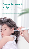 IFINE Beauty Nettoyeur de Cérumen Intelligent Électrique Visuel Rechargeable sans Fil Type-C Élégant de Haute Qualité avec Caméra HD