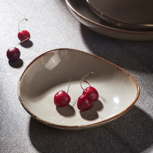 Juego de vajilla irregulares para restaurante y hotel, gris Yayu cuenco de cerámica, irrompible, estilo europeo, OEM ODM - Product Image 3