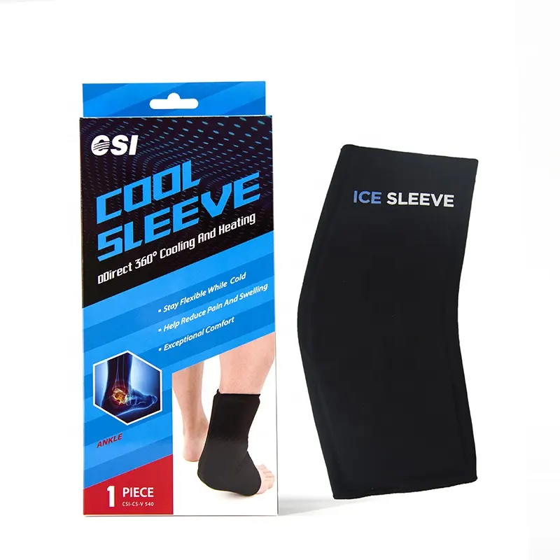 CSI en iyi aşil tendinit Brace buz Compress s ayak bileği Wrap buz paketleri ayak bilekleri yaralanmaları için dondurma kol