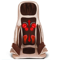 Dos de cou électrique 4d massage complet du corps coussin 3d chaise siège coussin robotique coussin de massage shiatsu dos masseur
