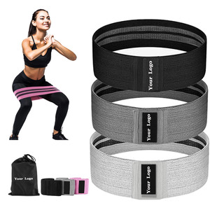 Logotipo personalizado Yoga Gym Exercício Nude Multi Grip Resistência Banda Booty Banda Hip Tecido Resistência Bandas Set para Pull Ups - Product Image 1
