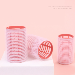 Vendita calda strumenti di plastica per lo Styling dei capelli in Nylon riccioli per capelli colori <span class=keywords><strong>rosa</strong></span> bigodini per le donne - Product Image 1