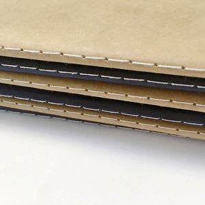 Libreta Personalizada de Papel Kraft Cosida, Planificador de Bolsillo con Páginas Cuadrículadas, Libreta Portátil para Diario y Tareas Diarias - Product Image 4
