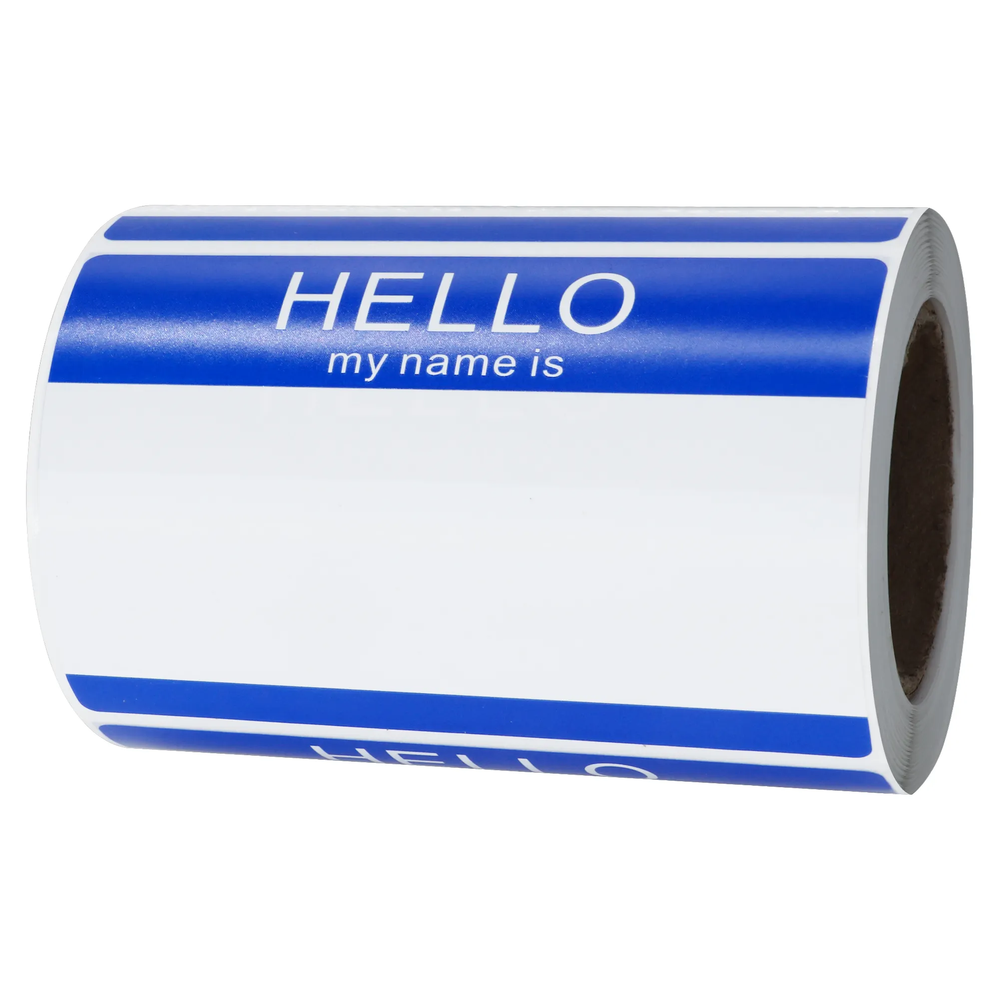 Hybsk Hello Mijn Naam Is Blauw Naam Tag Identificatie Stickers 3-1/2 Inch X 2-3/8 Inch Totaal 200 Etiketten Per Rol