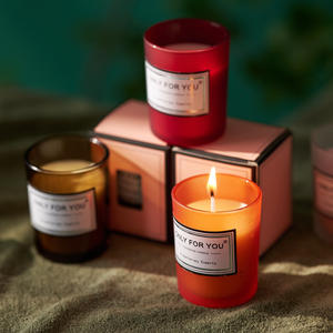 Sıcak satış özel doğal organik kokulu mum el yapımı soya balmumu mumlar kokulu lüks mumlar koku - Product Image 2