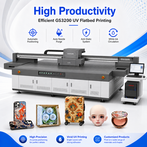 เครื่องพิมพ์ยูวีแบบม้วนต่อม้วน 3.2 เมตร รุ่น I3200 สำหรับพิมพ์ป้ายไวนิล ผ้าแคนวาส งานโฆษณากลางแจ้ง เครื่องพิมพ์อิงค์เจ็ทดิจิตอลขนาดใหญ่ - Product Image 1