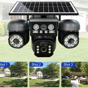 Eseecloud 30MP 3Lens 15K 4G Sim Card Wifi Solar PTZ <b>Camera</b> Outdoor IP Network <b>Wireless</b> Bullet Surveillance CCTV <b>Security</b> Cameras - Product Image 3