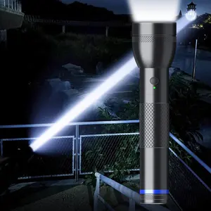 2024 New Super Bright 20w High Lumens 100000 High Power Hunting Flashlight