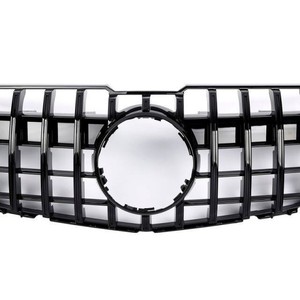 Calandre avant et arrière Mercedes-Benz X204 en plastique ABS style GT pour mise à niveau et rénovation de la Classe GLK 2013-2015 - Product Image 4