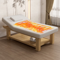 Table de massage réglable en cuir PU – Éponge haute densité durable pour salle de sport, salon et massage corporel complet