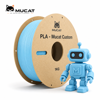 Filamento para Impresora 3D, PLA Azul Cielo, para Figuras de Robots, Laboratorios de Ingeniería, Etiqueta Personalizada, 1 kg, 1.75 mm, para Aulas de Robótica
