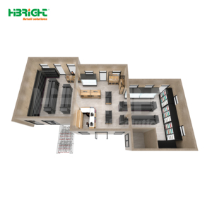 Modular Metallic Heavy Duty Wall Mount Gondola <b>Racking</b> and Plug-in Commercial Fridge Combo - Product Image 5