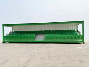 Contenedor Gradas Profesional de 20ft 40ft 40HQ con Asientos Abatibles para Estadios - Product Image 4