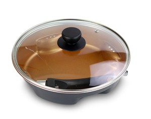 Sartén Antiadherente de Aluminio Recubierto de Cobre, Multifuncional para Freír <span class=keywords><strong>y</strong></span> Asar, Apta para <span class=keywords><strong>Freidora</strong></span> de Aire - Product Image 5