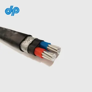 Cable concéntrico de chaqueta y aislamiento de polietileno de cobre/aluminio de 600 voltios