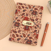 Coffret Cadeau Personnalisé PQ Lock : Essentiels Scolaires, Tissu Écologique Épaissi, Cuir Premium, Carnets Lisses et Colorés