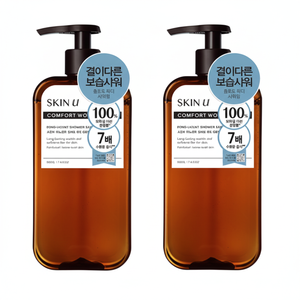 Lot de 2 Gel Douche Parfumé Skin You Comfort Woody 500g Nettoyant Corporel Liquide en Promotion - Product Image 1