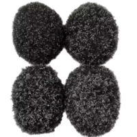 Systèmes de cheveux pour hommes afro de couleur grise bonne qualité base de dentelle complète unités de cheveux pour hommes noirs toupet de dentelle afro complète